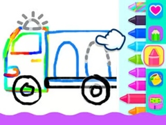 খেলা Toddler Drawing: Ambulance
