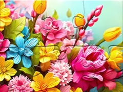 খেলা Jigsaw Puzzle Flowers