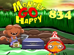খেলা Monkey Go Happy Stage 834