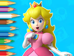খেলা Coloring Book: Young Princess Peach