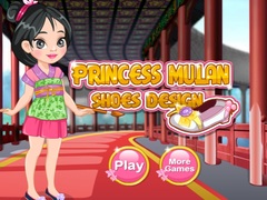 খেলা Princess Mulan Shoes Design