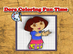 খেলা Dora Coloring Fun Time