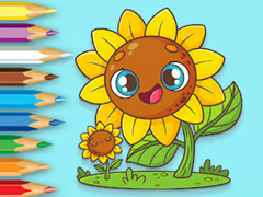 খেলা Coloring Book: Sunflowers