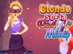 খেলা Blonde Sofia Bad Makeup