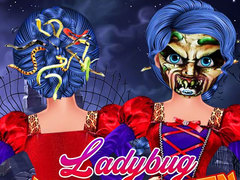 খেলা Ladybug Halloween Hairstyles