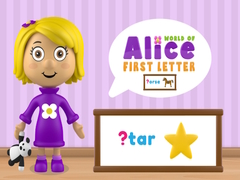 খেলা World of Alice First Letter