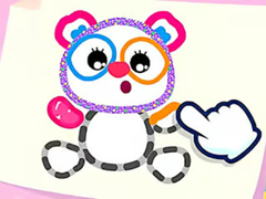 খেলা Toddler Drawing: Little Bear