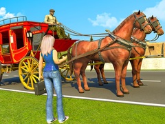 খেলা Horse Cart Transport Taxi Game