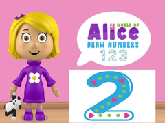 খেলা World of Alice Draw Numbers