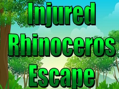 খেলা Injured Rhinoceros Escape