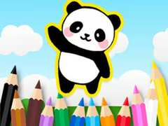 খেলা Coloring Book: Cute Panda