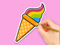 খেলা Coloring Book: Rainbow Ice Cream