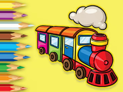 খেলা Coloring Book: Running Train