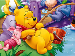 খেলা Jigsaw Puzzle: Winnie Fishing