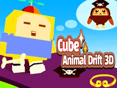 খেলা Cube Animal Drift 3D