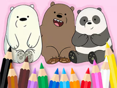 খেলা Coloring Book: We Three Bears