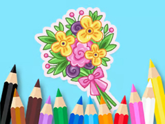 খেলা Coloring Book: Love Bouquet