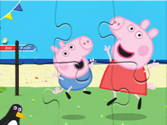 খেলা Jigsaw Puzzle: Peppa Fun Day