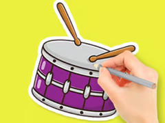খেলা Coloring Book: Star Drum