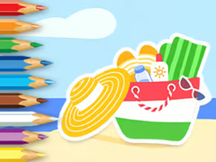 খেলা Coloring Book: Summer Beach Gear
