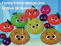 খেলা Funny fruits: merge and gather watermelon