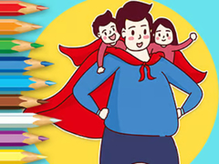 খেলা Coloring Book: Father's Day