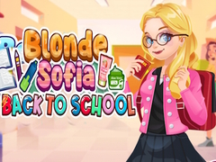 খেলা Blonde Sofia Back to School