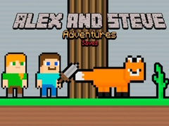 খেলা Alex and Steve Adventures Saves