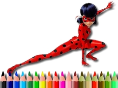 খেলা Back To School Lady Bug Coloring