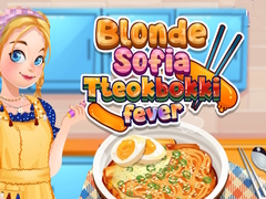 খেলা Blonde Sofia Tteokbokki Fever