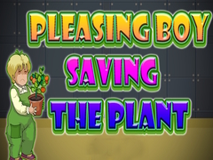 খেলা Pleasing Boy Saving the Plant