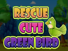 খেলা Rescue Cute Green Bird