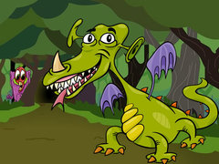 খেলা Fun Monsters Jigsaw