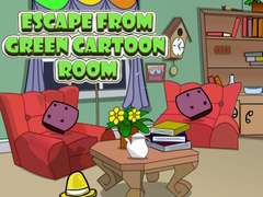 খেলা Escape from Green Cartoon Room