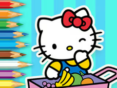 খেলা Coloring Book: Hello Kitty Market