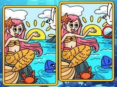 খেলা Mermaids Spot The Differences
