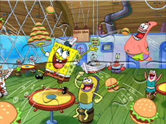 খেলা Jigsaw Puzzle: SpongeBob SquarePants Work Time
