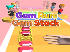 খেলা Gem Run: Gem Stack 