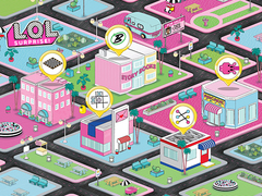খেলা L.O.L. Surprise Game Zone