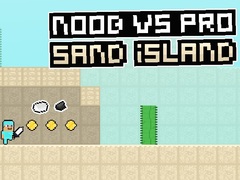 খেলা Noob vs Pro Sand island