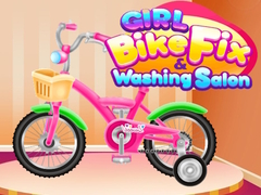 খেলা Girl Bike Fix Washing Salon
