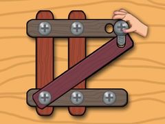 খেলা Wood Nuts Master: Screw Puzzle