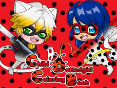 খেলা Chibi Dotted Girl Coloring Book