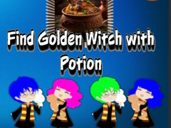 খেলা Find Golden Witch with Potion
