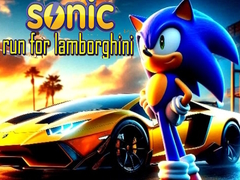 খেলা Sonic Run for Lamborghini