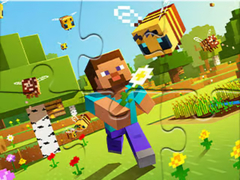 খেলা Jigsaw Puzzle: Mine Blockman