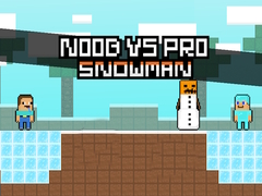 খেলা Noob vs Pro Snowman