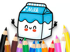 খেলা Coloring Book: Milk