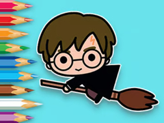 খেলা Coloring Book: Flying Potter