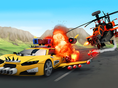 খেলা Chaos Road Combat Car Racing